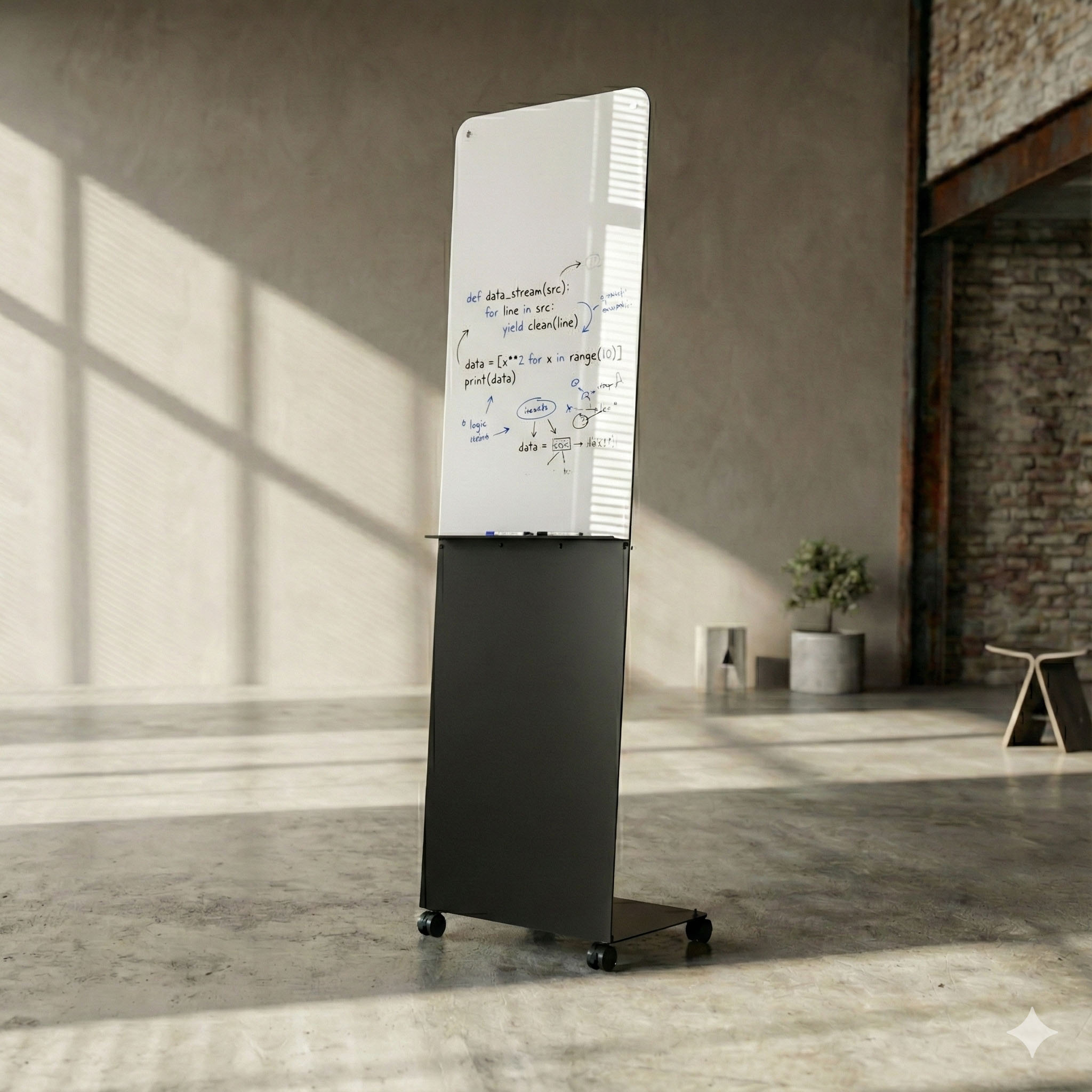 Blue Outdoor Rocking Chair